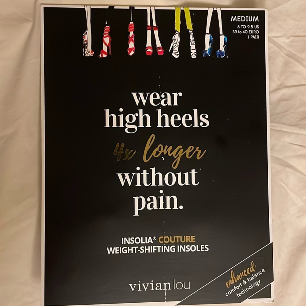 Vivian Lou CLASSIC Weight-Shifting Insoles for High Heels